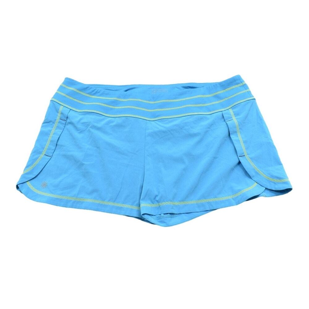 Athleta Blue Athletic Shorts XL Polyester Preowned Liner Tennis Gym Run